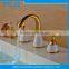 FLG0017 3 Pcs Gold Colour Finishing Faucet Basin Mixer