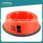 Cheap wholesale personalized colorful scrub plastic dog food bowls