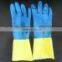 Two Color Household Latex Glove Two Color Latex Gloves