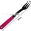 new style non-stick kitchen utensils and cook hot sell nylon kitchen ware with stand mix color Eco-Friendly nylon spaghetti fork
