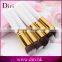 2016  Best private label 10pcs synthetic kabuki makeup brush with Black+ Silver