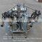 Double Buckets Petrol Power Cow Milking Machine For Dairy Farm