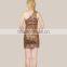 Performing Clothing Oblique shoulder Sleeveless Nightclub Sequin Sexy Costumes Dress