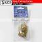Plastic mesh fishing cage feeder with terminal swivel snap