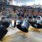 Black 10.00-25/2.0 Jiujiu OTR steel wheels