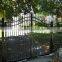 Custom height and colors steel main gate designs Electrostatic spraying