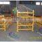 Heavy duty storage foldable pallet tire rack system