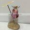 2015 Newest Design Labybug Garden Stakes Metal Ladybug Garden Decoration Garden Stakes Working Ladybug With Flower