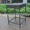 Garden wicker bar furniture fishbone weaving high bar table for sale