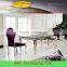 TH355 modern design marble top dining table and chair