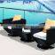 Hot sell outside sofa chair leisure wicker rotating coffee chair
