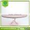 colorful large fruit glass plate tray with base