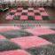 30x30cm DIY Size Color Fluffy Anti-skid Rug Dining Room Carpet Bedroom Floor Mat