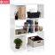 2016 new wood cube storage easy assembly wood bookcase home furniture 3 tier bookshelf