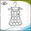 NBRSC Reliable Company Dress Shaped Metal Scarf Hanger for Closet Space