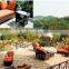 Wholesale PE ratan sun bed,beach bed,rattan outdoor furniture