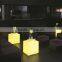 Glowing Cube Chairs LED Light up Lounge Furniture from 10cm to 50cm