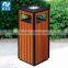 Cheap outdoor wooden waste bins