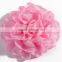 handmade singe organza flower clip for kids hair accessories