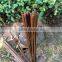Black Tapered Bullet Arrow Points Crimped On Bamboo Shafts For Bow