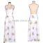 Flower Printed Shift Maxi Dress For Women