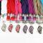 Big dyeing heart turquoise pendant jewelry scarves hot sales handmade women scarves 2016 long wrap scarves