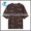 New Season green camouflage extra wide version loose short sleeved T-shirt