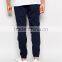 Dark blue plain fleece sweat pants fabric for man