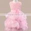 latest design high quality lace party wear dress round neck party dress walson
