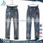 New style fashion breathable denim printed girls embroidery jeans pants