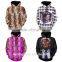 unisex 3D paint block sweatshirts/wodg plus size 3d printed hoodies/ fashioable Christmasr jacket