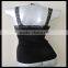 Women's Wrinkled Jacquard Cami Top Lace Seamless Yoga Gym Sports Tanktop black color