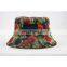 Plastic cotton twill bucket hat with printed logo
