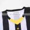 stripe print basketball jersey design with v-neck
