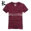 Mens V neck gym wear plain t shirt