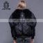 Good Price Men Short Bomber Jacket With Raccoon Fur Collar Custom Jackets