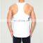fitness men casual singlet with blue side panel