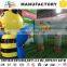 Flower garden inflatable bee bounce castle mini playground combo