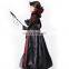 Children Cosplay Party Dress Halloween Perform Evil Queen Of Hearts Costume