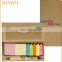 kraft paper cover sticky notes book with pen combined memo pad sticky notepad