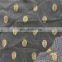 Newly Oval Dot Nylon Spandex Metallic Mesh Fabric