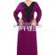 Abaya Dubai Kaftan Long Sleeve Muslim Evening Embroidery Beaded Maxi Dress
