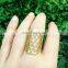 Accessories For Women Geometry Gold Flower Of Life Ring Bohemian Jewelry
