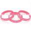 cheap price and durable wristband, hot sale silicone bracelet with 1 color printed logo