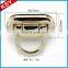 Customized Gold Fashion metal bag lock for leather bags