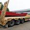 Made in china gooseneck low platform semi low flatbed trailer lowbed truck trailer for sale