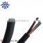 High standard SOOW 2 core 3 core 4 core 18 AWG rubber cable with UL certification