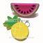 Custom Fruit Design Pineapple and Watermelon Shape Key Holder Wallet Promotion Candy Silicone Coin Purse