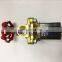 2 way Air gas copper solenoid valve with Manual emergency switch G1/2 3/4" inch Normally close Waterproof coil full brass valve