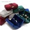 New velvet ring box pendant storage flannel box portable mini travel jewelry box